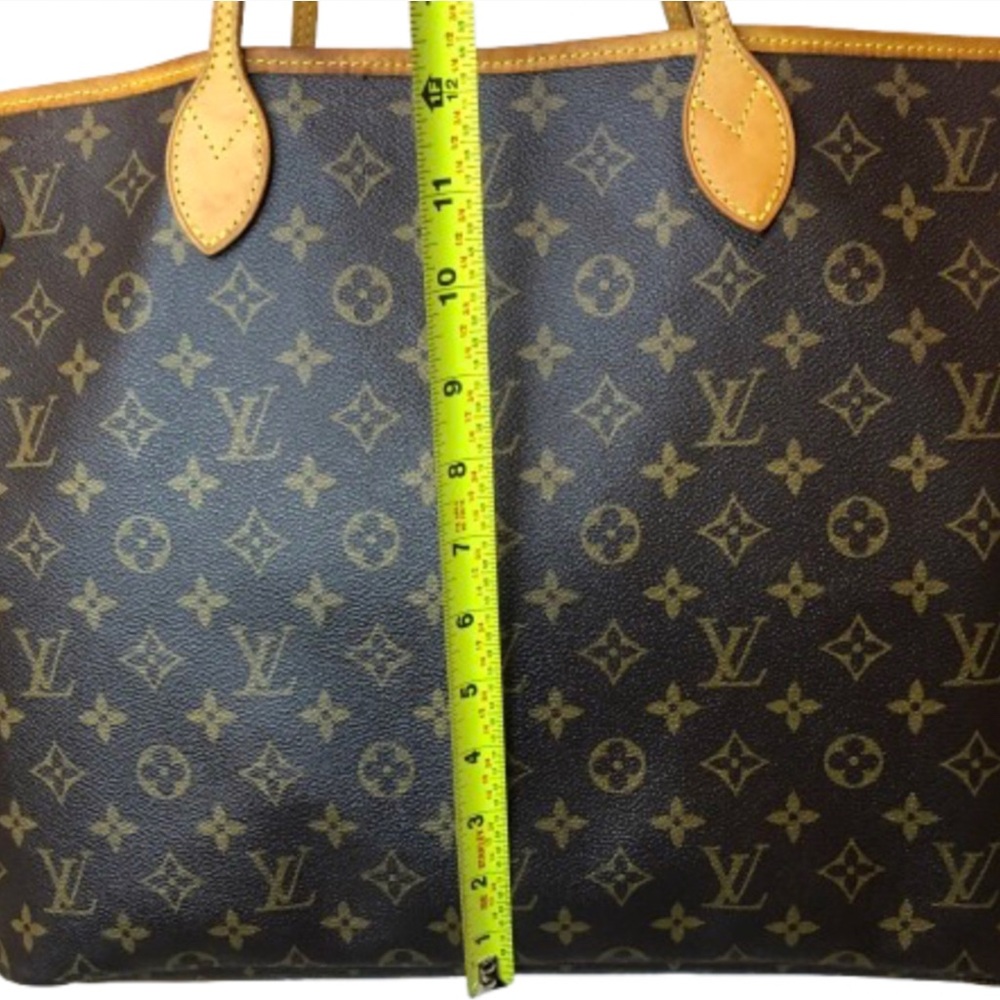 LOUIS VUITTON Monogram Neverfull GM Tote Shoulder Bag LV Dust Bag Bag Shaper COA - Picture 12 of 17